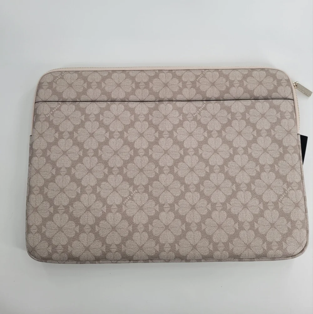 Kate Spade Beige Floral‎ Laptop Sleeve Case Cover New